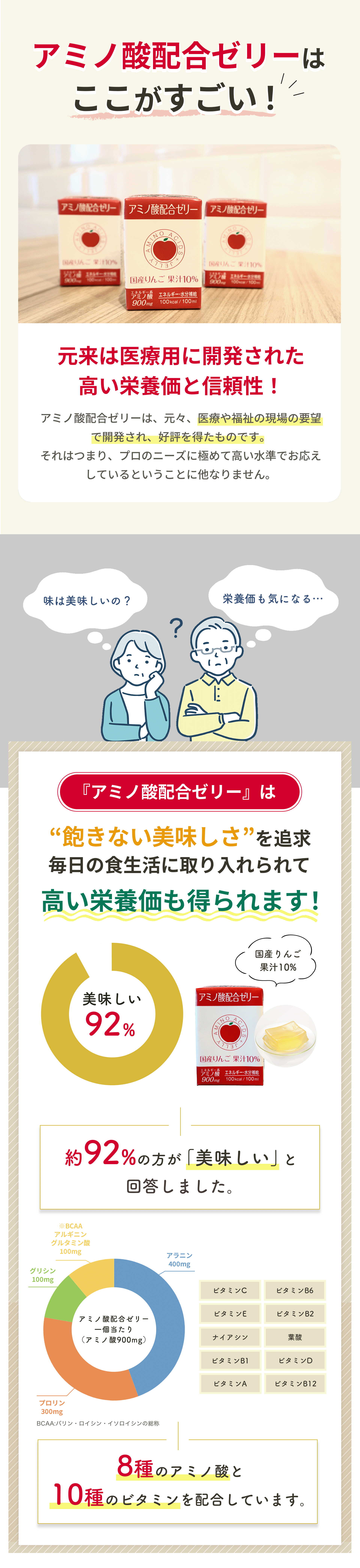 高い栄養価も得られます！